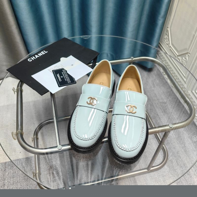 Ch*el leather shoes